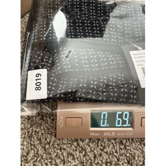 Scales Mens NAUTICAL SAIL 8.5" WALKSHORTS black Geometric Print Size 36 - Picture 9 of 9